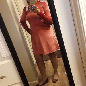 Knit dress NWT w/gently used gold necklace